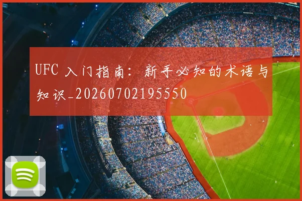 UFC 入门指南:新手必知的术语与知识_20260702195550